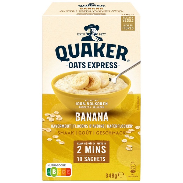 QUAKER oats express banaan 348 GR
