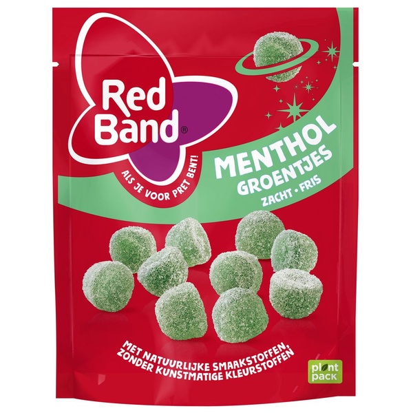 RED-BAND menthol groentjes 230 GR