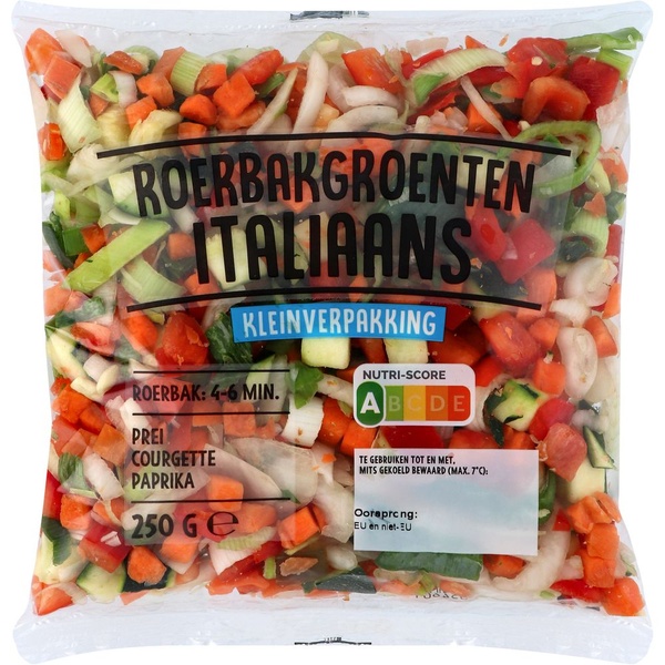 NEUTR. roerbakgroenten Italiaans 250 GR