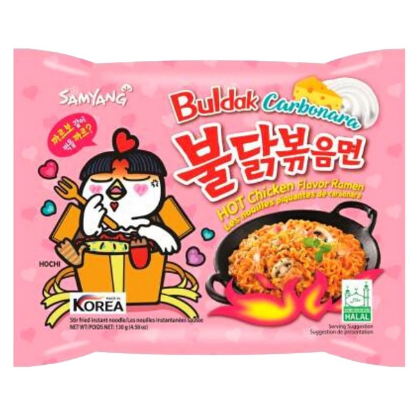 SAMYANG buldak hot chicken carbonara 130 GR