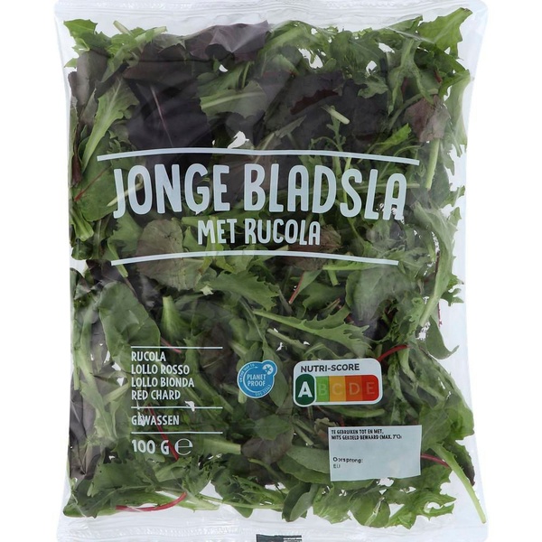 Jonge bladsla met rucola 100 GR
