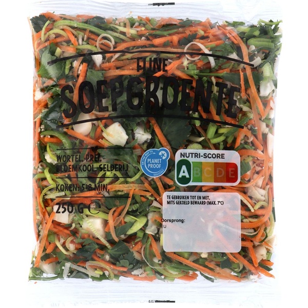 NEUTR. soepgroenten fijn 250 GR