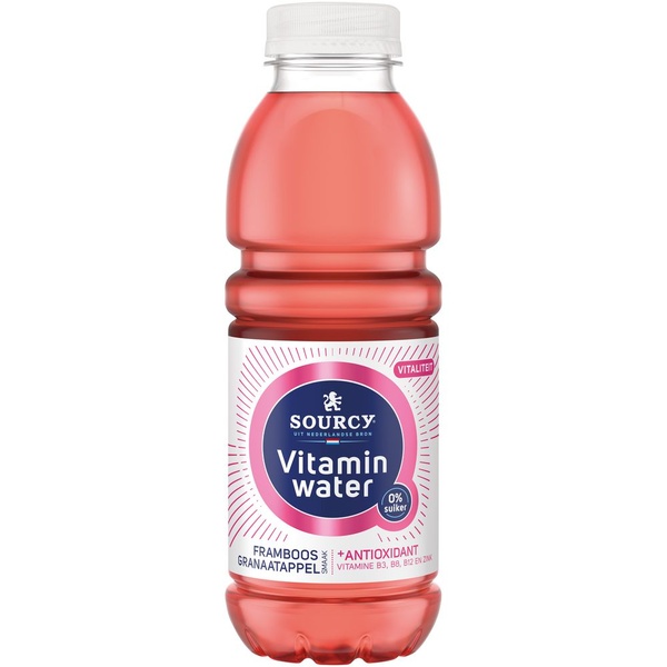 SOURCY vitaminwater    framb-gran 0% 500 ML