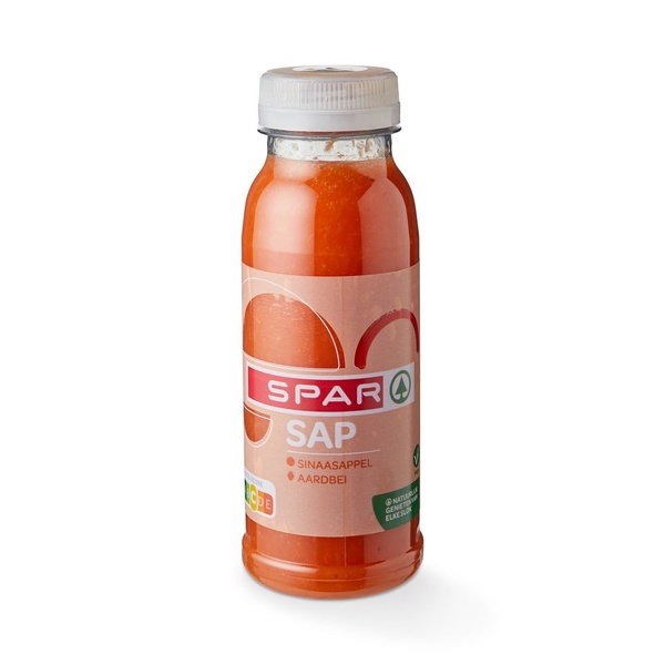 SPAR sinaasappel aardbeisap 250 ML