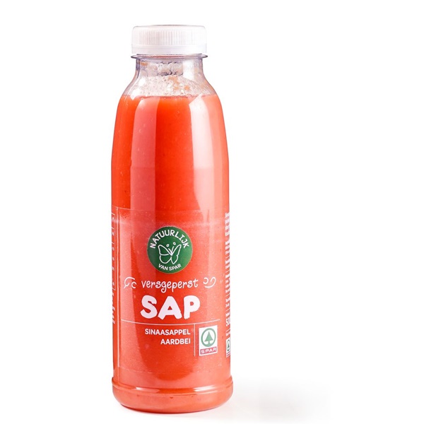 SPAR sinaasappel- aardbeisap 500 ML