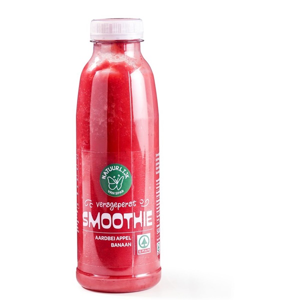SPAR smoothie aardbei appel banaan 500 ML