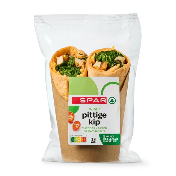 SPAR wrap pittige kip 145 GR