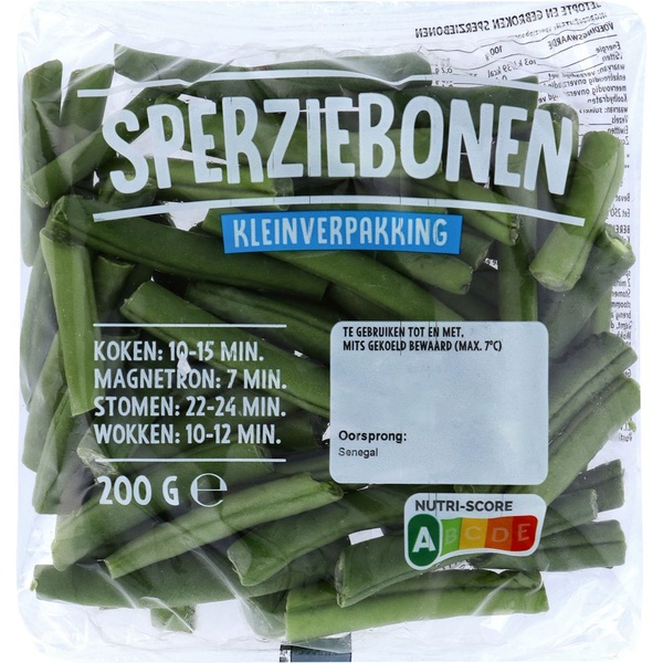 NEUTR. sperziebonen 200 GR