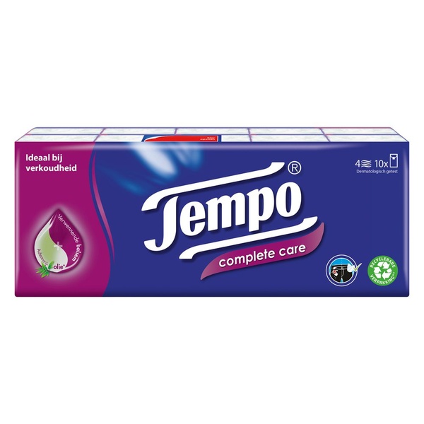TEMPO zakdoekjes     complete care 10 ST