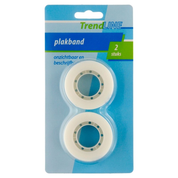 TRENDL plakband 33x18 mm transparant 2 ST