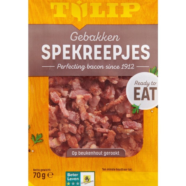 TULIP uitgebakken spekreepjes. 70 GR