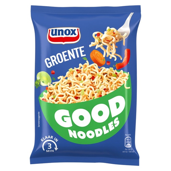 UNOX good noodles   groenten 70 GR