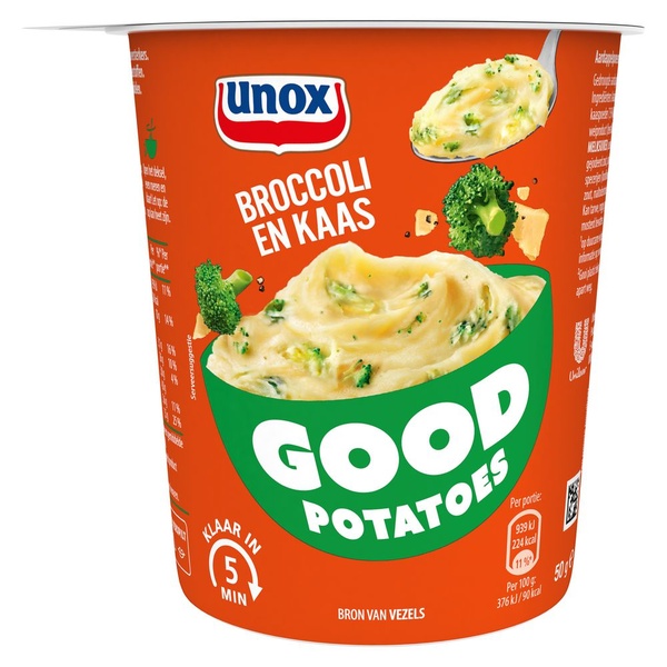 UNOX good potatoes  brocolli/kaas 50 GR