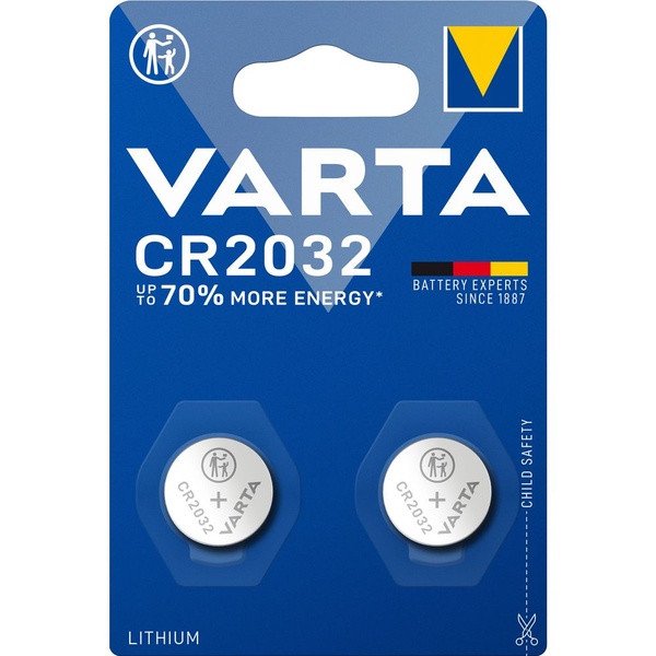VARTA lithium coin   cr2032 bli 2 2 ST