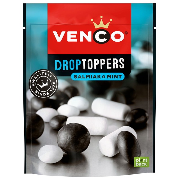 VENCO drop top salmiak mint 225 GR