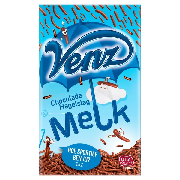VENZ chocoladehagel melk 400 GR