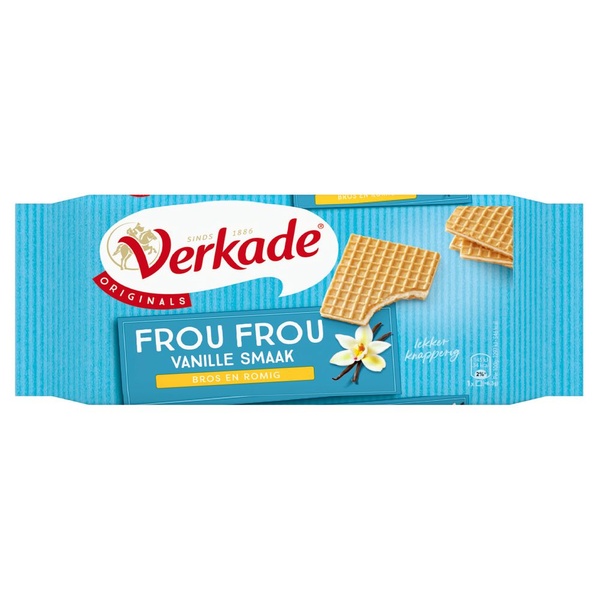 VERKADE frou frou vanille. 150 GR