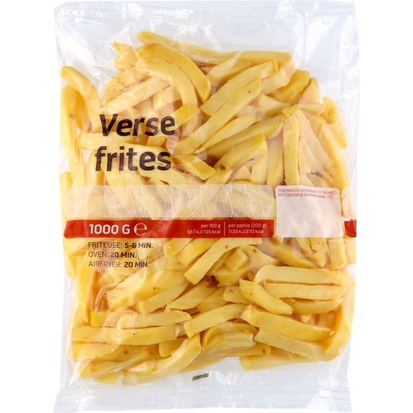 Aardappel verse frites 1 KG
