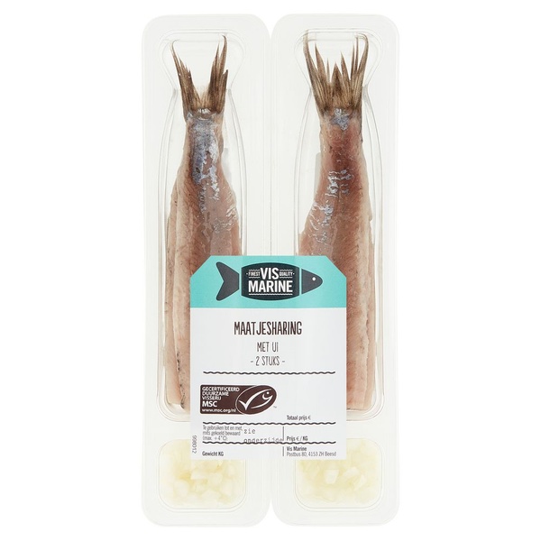 VISMARIN maatjesharing met ui 2 ST