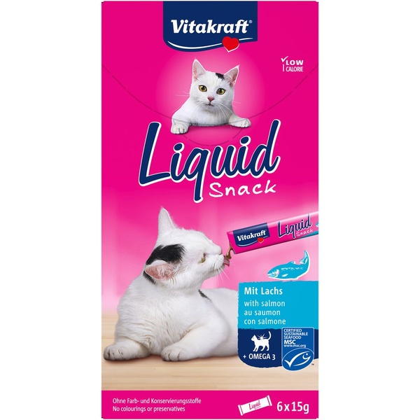 VITAKRAF liquid snack zalm msc omega 6 ST
