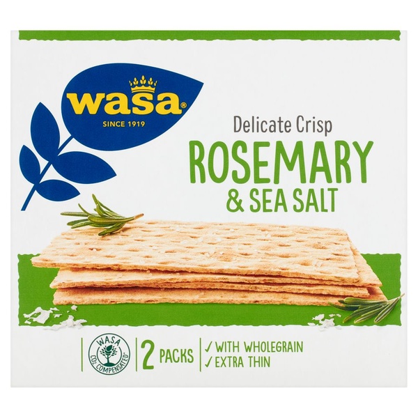 WASA delicate thin rosemary 190 GR