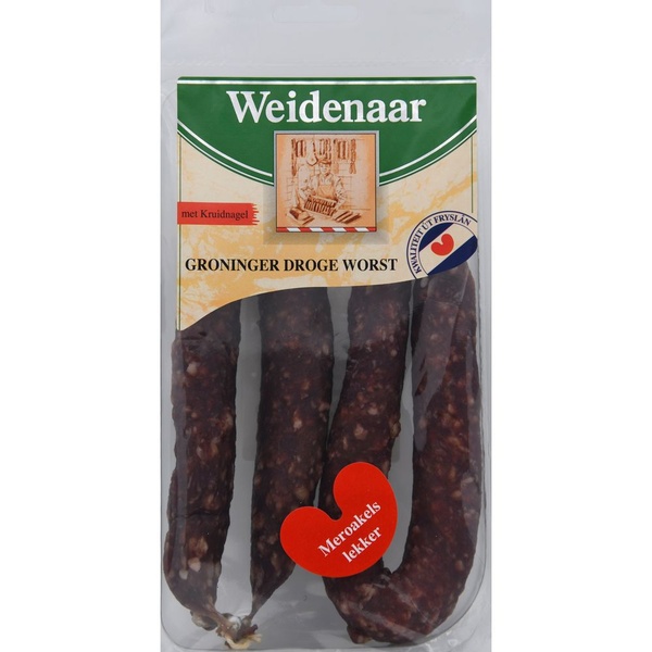 WEIDEN Groninger droge worst ring 2 ST