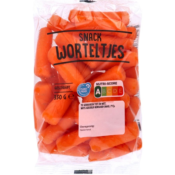 snackworteltjes 350 GR