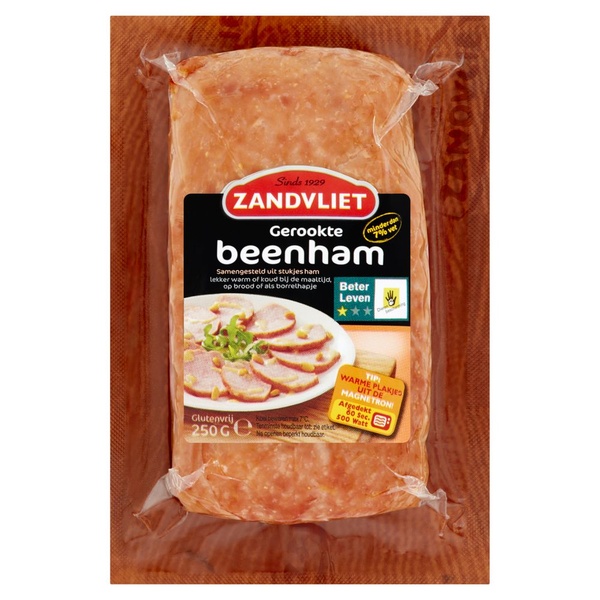 ZANDVLIE gerookte beenham 250 GR
