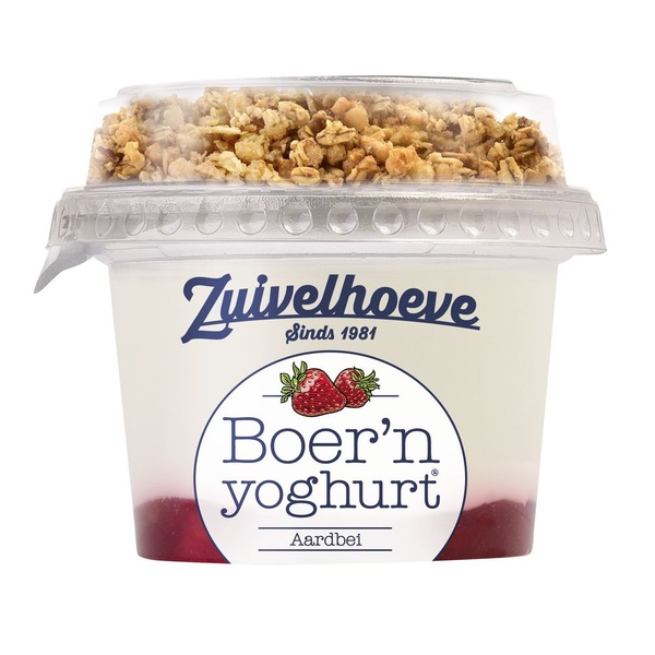 Z HOEV boer'n yogh.   aardbei muesli 170 GR