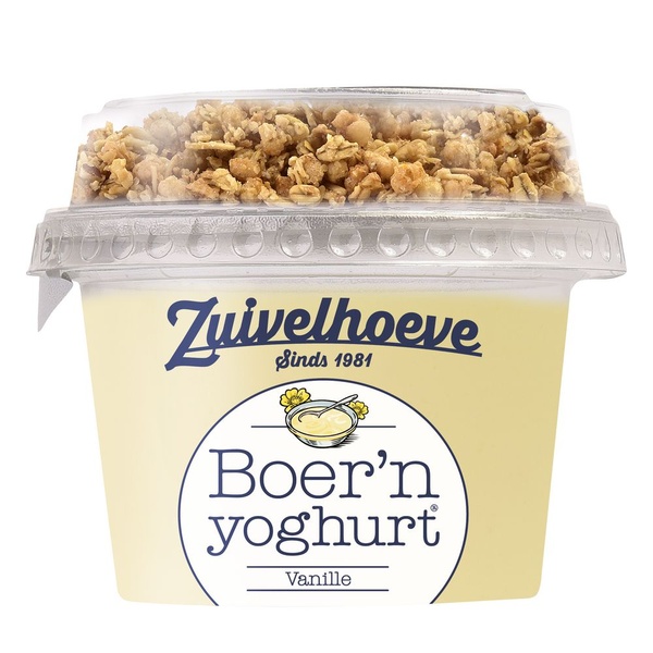 Z HOEV boer'n yogh.   vanille muesli 170 GR